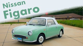 The Nissan Figaro is a Lovely RetroInspired Convertible From Japan [upl. by Sufur991]