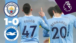 HIGHLIGHTS  CITY 10 BRIGHTON  FODEN IS THE DIFFERENCE [upl. by Kelcey]