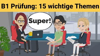 Mündliche Prüfung Deutsch B1  Gemeinsam etwas planenDialog  15 wichtige Themen  sprechen Teil 3 [upl. by Nolham]