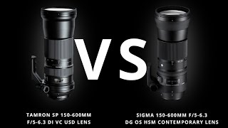 Tamron 150600mm vs Sigma 150600mm Contemporary  Lens Comparison [upl. by Idnas]