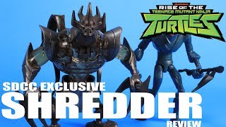 Shredder Rise of the TMNT SDCC 2019 Exclusive Figure Review [upl. by Abrams]