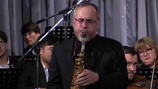 Sergei Rachmaninov — “ Vocalise “ for Alto Saxophone and Symphony Orchestra [upl. by Anetsirk906]