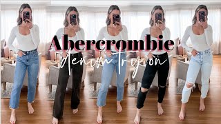 Abercrombie Denim Try On  5 Styles  Review [upl. by Edwine]