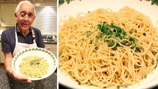 Spaghetti Aglio e Olio and Anchovies Recipe [upl. by Nitsug]