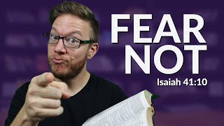 Fear Not Scripture  Isaiah 4110  Popular Bible Verses [upl. by Willett]