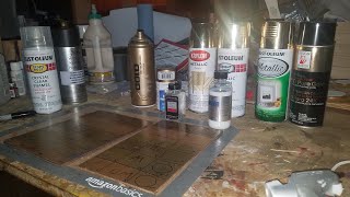 Gold Paint Tests Part 2  The results [upl. by Allenotna]