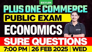 Plus One Commerce  Economics  Public Exam  Sure Questions  Xylem Plus One Commerce [upl. by Christy]