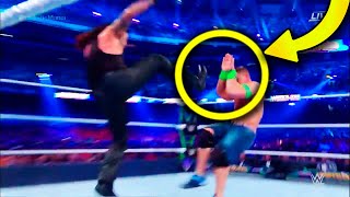 10 MOVIMIENTOS FALSOS DE WWE CAPTADOS EN CAMARA [upl. by Ena]