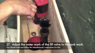 How to Fix a Toilet  Complete Repair [upl. by Erihppas]