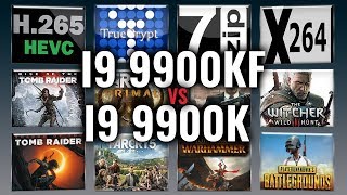 Intel i9 9900KF vs i9 9900K Benchmarks  Test Review  Comparison  Gaming  13 Tests [upl. by Zoa]