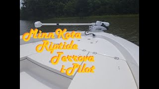 Minn Kota Riptide Terrova iPilot Tutorial [upl. by Einnus]