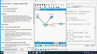 645 Packet Tracer  Configure Static NAT [upl. by Lauren]