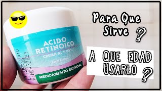 Acido Retinoico ¿Qué es y Para Qué Sirve  Beneficios de la Tretinoína [upl. by Burg280]