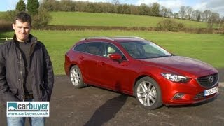 Mazda6 Tourer estate 2013 review  CarBuyer [upl. by Ordnazil]