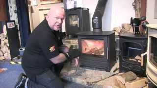 Lighting A Wood Burning Stove [upl. by Nnarual]