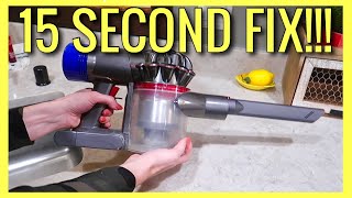 How to Fix DYSON VACUUM Pulsing Problem Starts amp Stops 20 SECOND FIX  Andrea Jean [upl. by Anniala913]