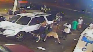 Pompano Beach gas station shooting caught on camera [upl. by Ethelinda263]