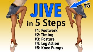 BEST Jive Lesson EVER  5 STEPS to get it down  Dance Insanity [upl. by Bunker833]