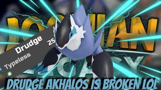 DRUDGE MAKES AKHALOS BROKEN LOL  Loomian Legacy PVP [upl. by Ahsonek]