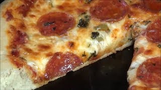 Cast Iron Skillet Pizza Cooked with Charcoal FULL VIDEO [upl. by Almira]