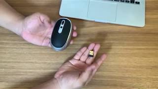 Seenda Dual Mode Mouse Replacement USB Pairing Tutorial [upl. by Weidman]