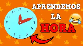 COMO HACER UN RELOJ DE CARTON PARA APRENDER LA HORACARDBOARD CLOCK TO LEARN THE TIME [upl. by Ajat]