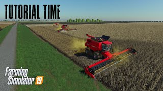 Courseplay 6 Tutorial  Multiple Combines  Farming Simulator 19 [upl. by Retse]