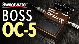 BOSS OC5 Octave Pedal Demo [upl. by Koball]