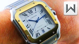 2018 Cartier Santos Large SMARTLINK  QuickSwitch Santos De Cartier W2SA0006 Luxury Watch Review [upl. by Oly442]