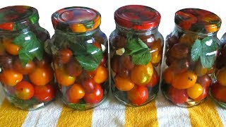 Маринованные Помидоры на зиму РЕЦЕПТ НА ЛЮБОЙ РАЗМЕР БАНКИ 🍅 Маринад сладкий помидоры вкуснейшие [upl. by Arrimat364]