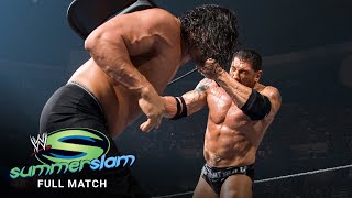 FULL MATCH  The Great Khali vs Batista  World Heavyweight Title Match SummerSlam 2007 [upl. by Seidler157]