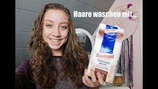 Haare waschen mit ROGGENMEHL  geht das [upl. by Neddy735]