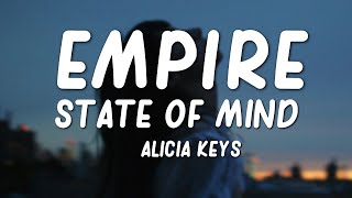 Alicia Keys  Empire State Of Mind Part II Broken Down Lyrics [upl. by Anatnom501]