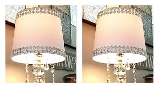 DIY Lampshade Idea  Glam Lampshade Idea [upl. by Assennav702]