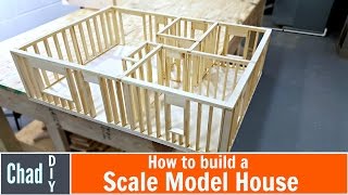 DIY Scale Model House Build [upl. by Digdirb]