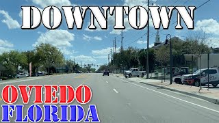 Oviedo  Florida  4K Downtown Drive [upl. by Swen465]