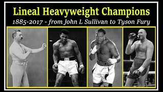 A brief chronology of lineal heavyweight champions [upl. by Enrica]