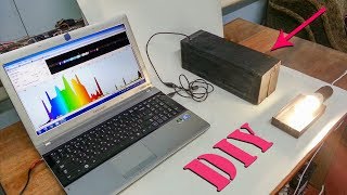 How to Make DIY Spectrometer  Optical spectrum analyzer  Light analysis [upl. by Ruttger992]