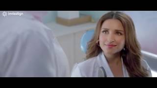 Invisalign The clear alternative to braces says Parineeti Chopra Invisalign treatment in India [upl. by Arelc]