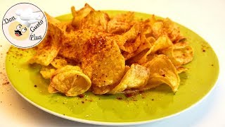 Selbstgemachte Kartoffelchips 🥔😍  Heißluftfritteuse Airfryer [upl. by Danczyk]