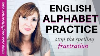 How to Say English Letters American English Alphabet Pronunciation [upl. by Tobe]