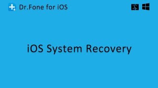 Wondershare DrFone  iOS System Recovery [upl. by Nyrraf]