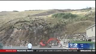 EXCLUSIVE Time lapse video of landslide in North Salt Lake neighborhood [upl. by Glassco]