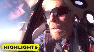 Watch Virgin Galactic launch Richard Branson to space first zero G [upl. by Armitage459]