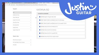 Boss Katana Installing The Boss Tone Studio Software amp Drivers Guitar Amp Lesson [upl. by Lai939]