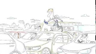 Traffic Jam  Red Bull Cartoon [upl. by Icyaj432]