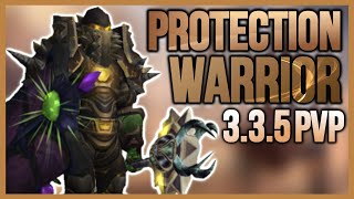 PROTECTION WARRIOR 335 PVP  BEGINNER GUIDE WARMANE WoTLK Classic GearTalentsDuels 2021 [upl. by Orihakat626]