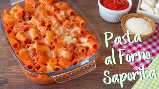 PASTA AL FORNO SAPORITA Ricetta Facile di Benedetta  Baked Pasta Easy Recipe [upl. by Nagaer]