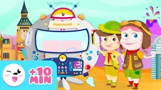 History for kids  Travel through Time  Compilation [upl. by Enelad]