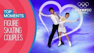 Olympic Figure Skating pairs who found Love on Ice  Top Moments [upl. by Thgiwd]